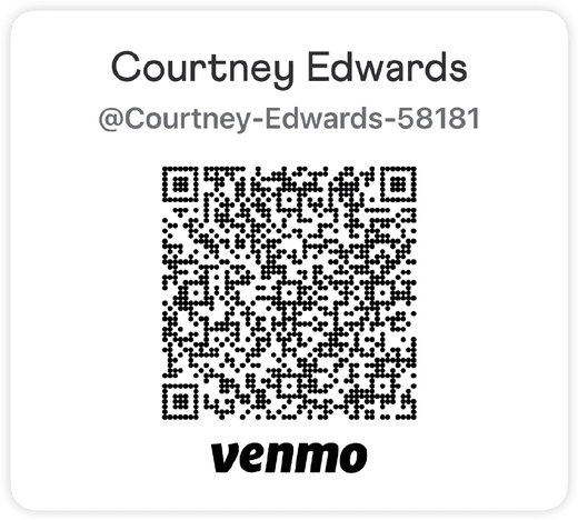 Venmo QR code — @Courtney-Edwards-58181