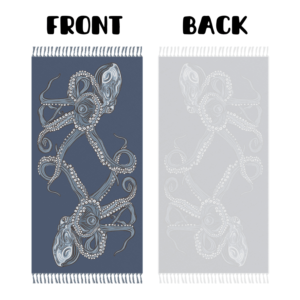 Navy Octopus swimsuit mockup