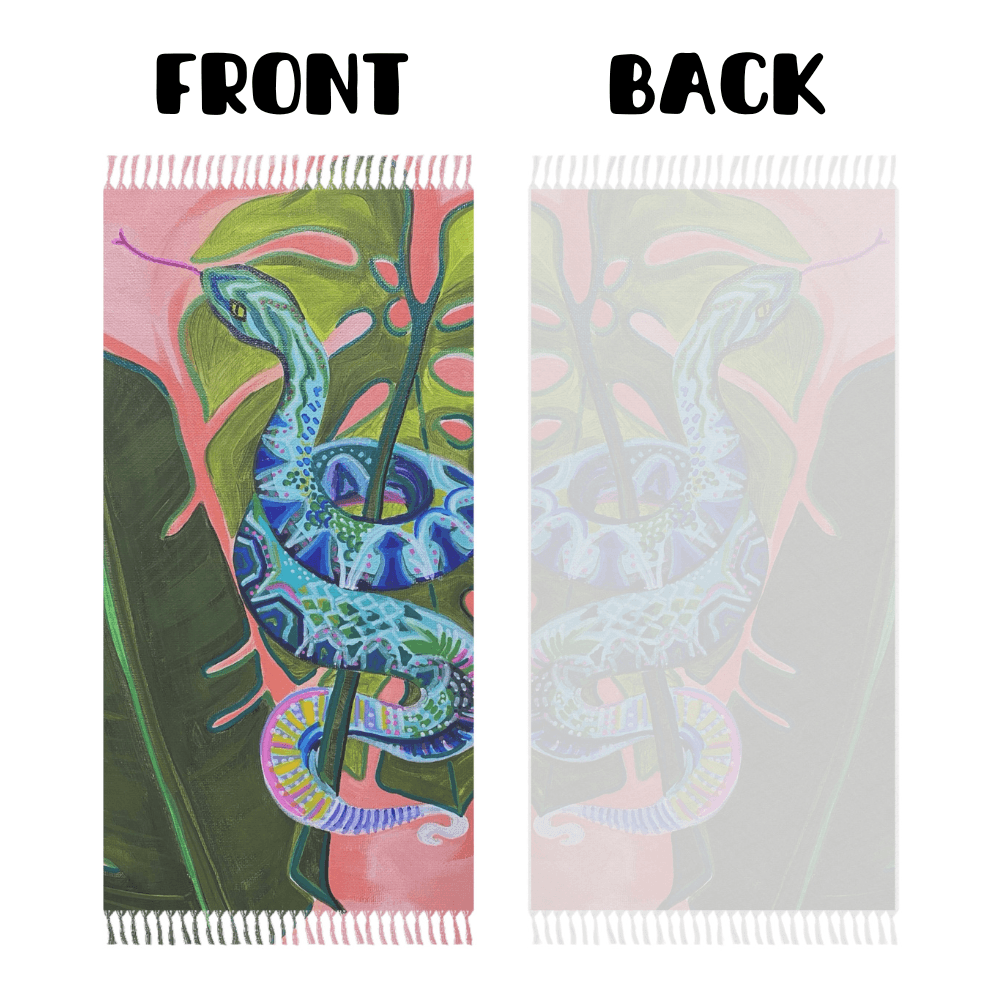 Tropical Snake swimsuit mockup
