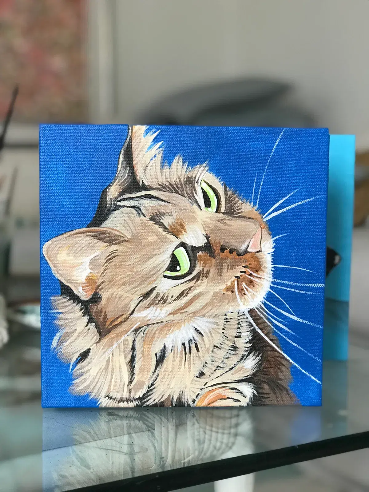 Finished commissioned painting by Courtney Edwards